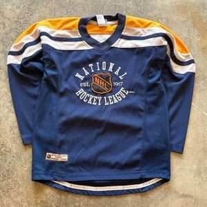 NHL Hockey Jersey Kids Youth Size M National Hockey League Blue
